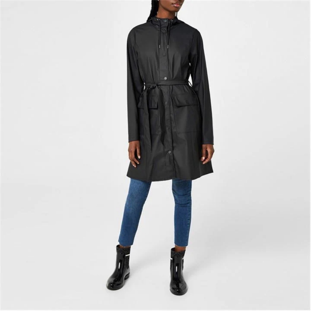 RAINS Curve Jacket Black XXS